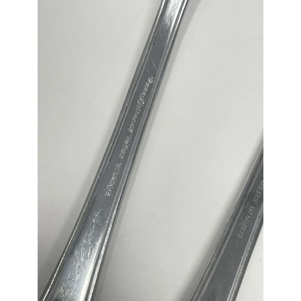 Reed & Barton VAUXHALL Stainless Glossy Set of 4 Dinner Place Forks 7.75